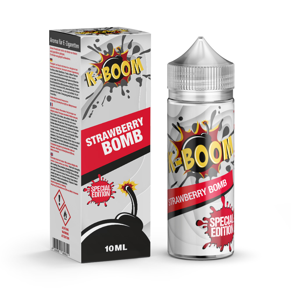 K-Boom Strawberry Bomb Longfill Aroma 10 ml für 120 ml