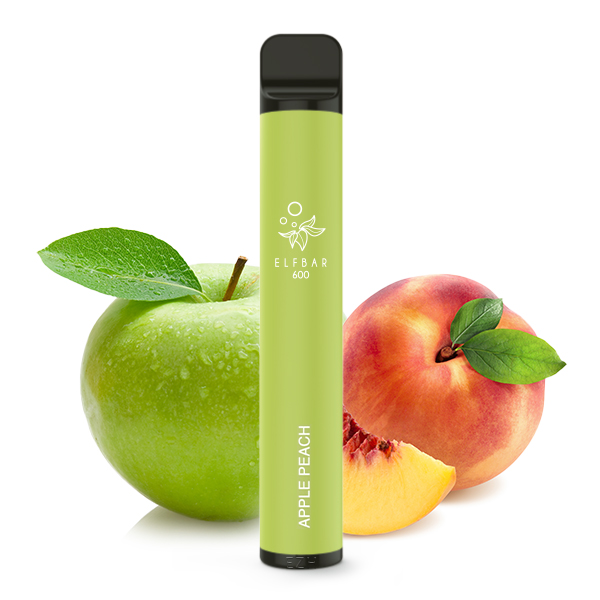 ELF Bar 600 - E-Zigarette - Apple Peach Mit Nikotin - 20mg/ml