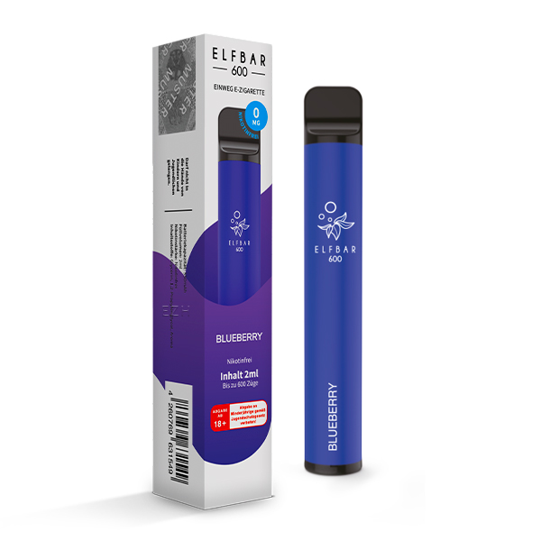 ELF Bar 600 - E-Zigarette - Blueberry Nikotinfrei