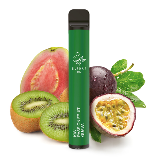 ELF Bar 600 - E-Zigarette - Kiwi Passion Fruit Guava Mit Nikotin - 20mg/ml