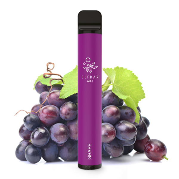 ELF Bar 600 - E-Zigarette - Grape Mit Nikotin - 20mg/ml