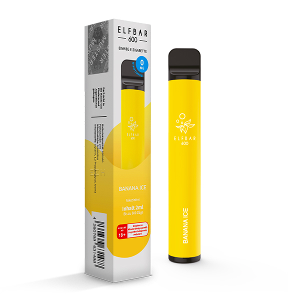 ELF Bar 600 - E-Zigarette - Banana Ice Nikotinfrei