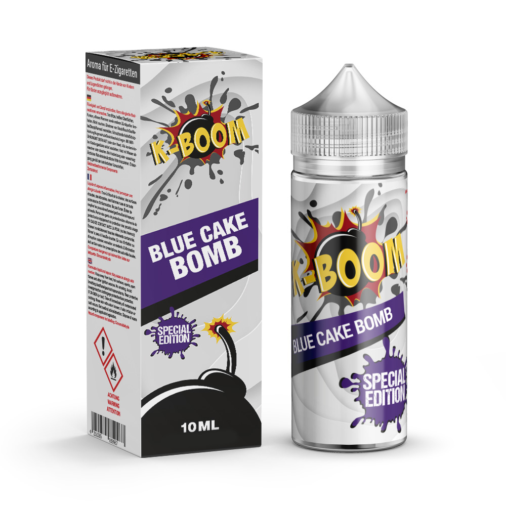 K-Boom Blue Cake Bomb Longfill Aroma 10 ml für 120 ml