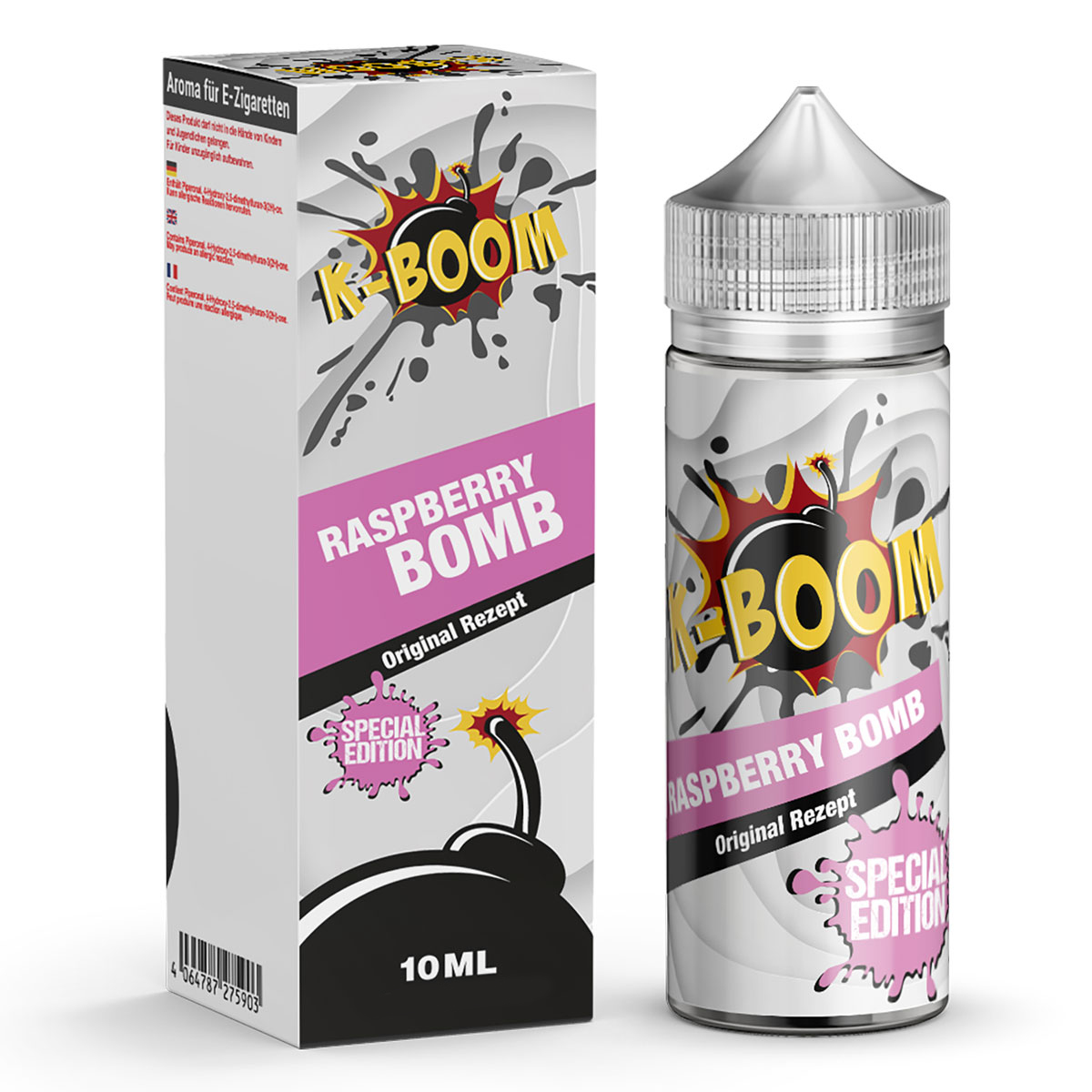 K-Boom Raspberry Bomb Longfill Aroma 10 ml für 120 ml