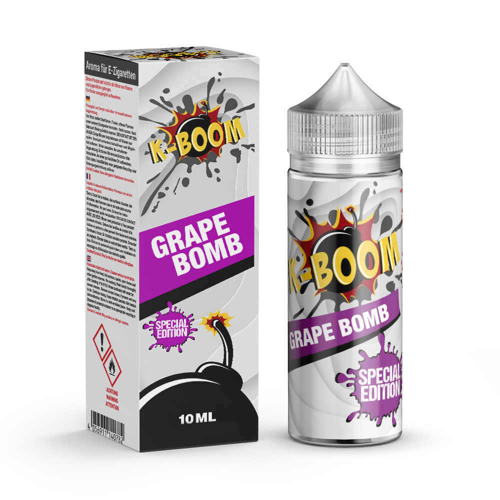 K-Boom Grape Bomb Longfill Aroma 10 ml für 120 ml