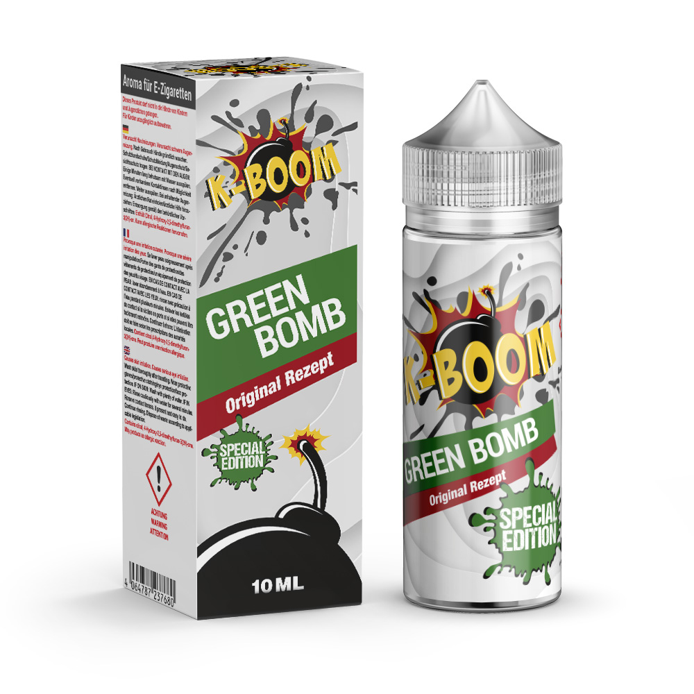 K-Boom Green Bomb Longfill Aroma 10 ml für 120 ml